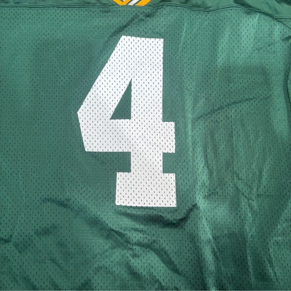 Nike Green Jersey with Yellow Collar - Picture 2 of 7